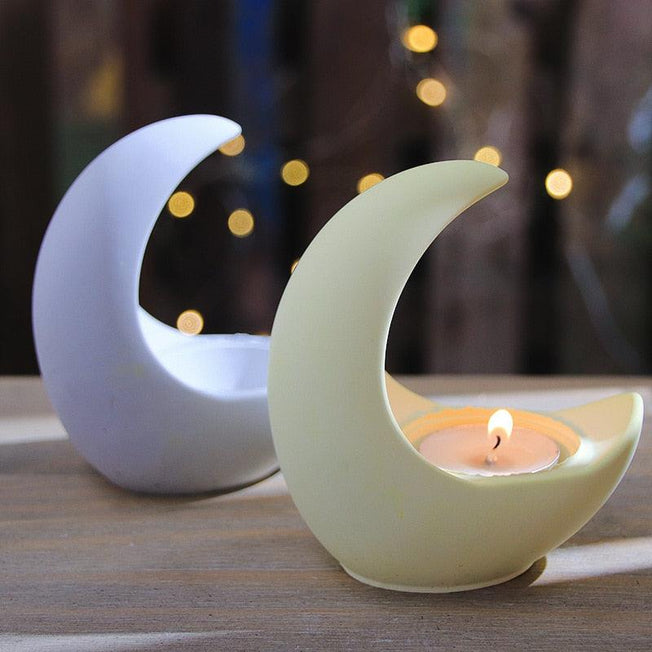 DIY Crescent Candlestick Mould | Create Stunning 3D Moon Candle Trays & Home Decorations
