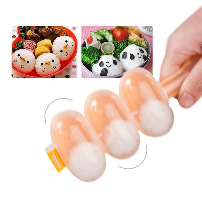 Rice Ball Molds - Sushi Making Tools for Creative Kitchen DIY