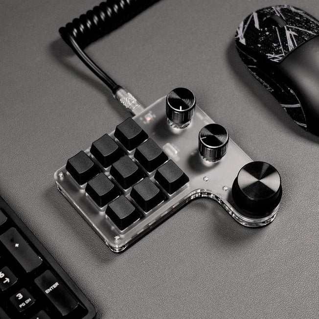 Custom Macro Keyboard | Wireless BT Macropad | Elevate Your Gameplay with the Ultimate Gamer One-Handed Keypad