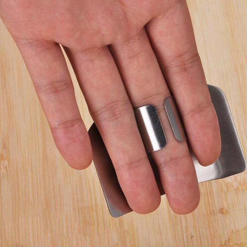 Stainless Steel Finger Guard | Safety Vegetable Cutter Hand Guard | Kitchen Tool