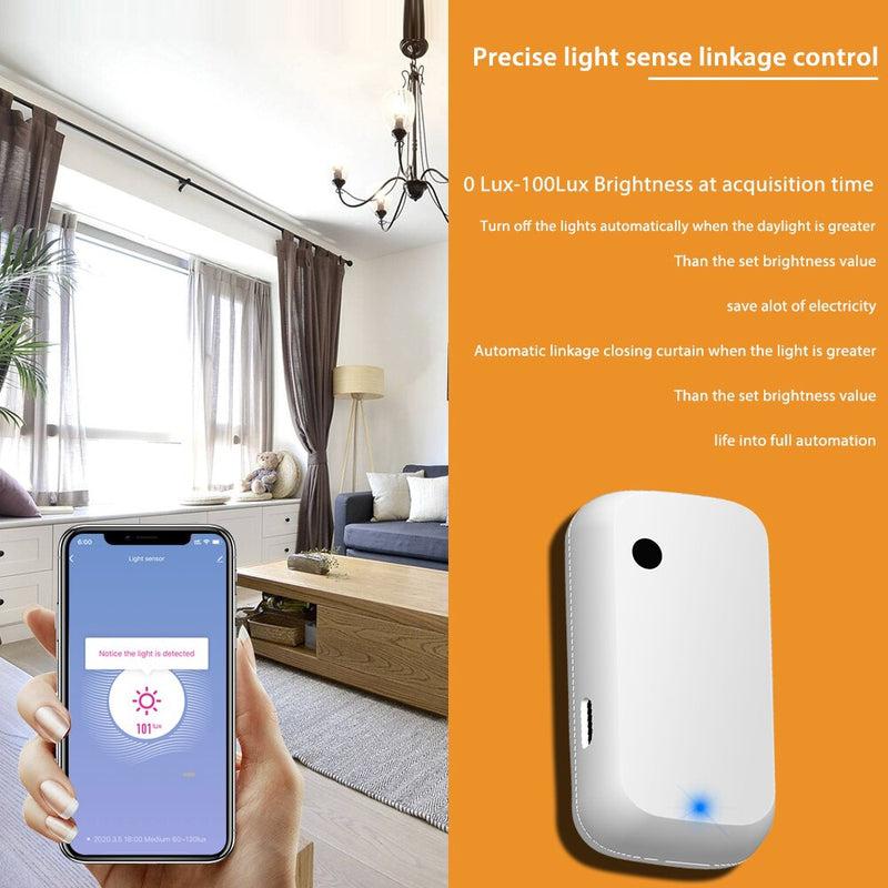 Tuya Smart WiFi Illuminance Sensor | Monitor Brightness & Optimize Lighting with Smart Life Integration