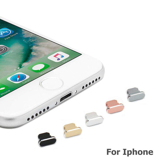 Anti-Dust Charging Port Plug for iPhone Xs Max XR X 8 Plus 7 6s 5s 5 SE, iPad Mini | Tablet & Phone Accessories