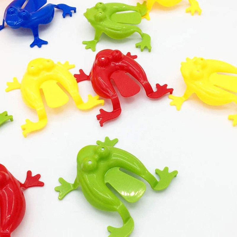 Jumping Frog Bounce Fidget Toys for Kids | Pack of 5-50 | Assorted Novelty Stress Relievers | Perfect Birthday Gift and Party Favor for Children