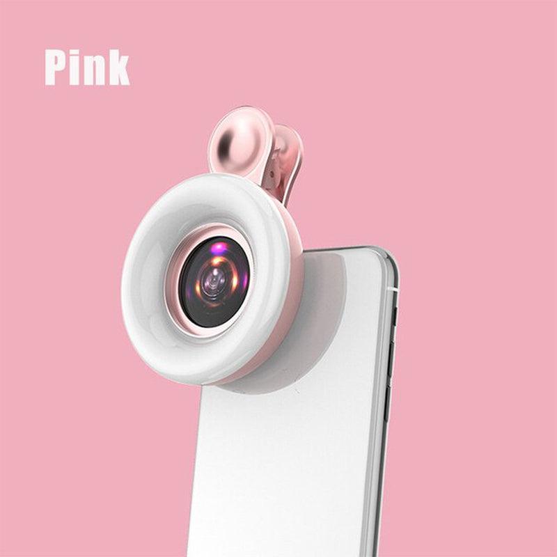 15X Zoom Mobile Phone Macro Lens with Rechargeable Clip-on Fill Light | Perfect for Dentistry, Makeup & Photography | Enhance Your Smartphone Photography Experience