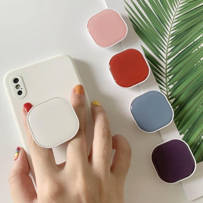 Cute Square Popping Sockets Grip Phone Holders | Unique Design | Versatile Functionality | Secure Grip | Hands-Free Stand | Easy Application