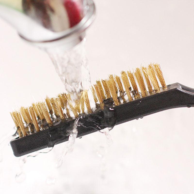 Gas Stove Cleaning Wire Brush Set | Kitchen Tool for Powerful Decontamination | Metal Fiber Brush