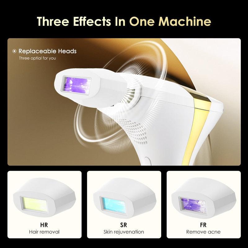 Advanced IPL Hair Removal System - Long-lasting Hair Removal for Women and Men, Body and Face, 900.000 IPL Flashes, 2 Modes, Salon-Like Results at Home