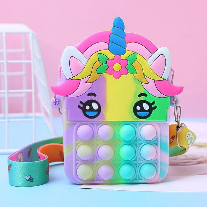 Silicone Sensory Push Pop Bubble Bag | Portable Anti-stress Toy for Kids