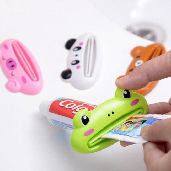 Cartoon Toothpaste Squeezer - Multi-Function Kitchen and Bathroom Tool | Useful Home Gadget for Kitchen & Bathroom Accessories | Fun & Practical Bathroom Decoration