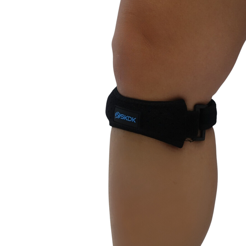 Adjustable Silica Gel Patella Kneecap Band | Knee Support & Protector for Running, Sports, Cycling & Gym