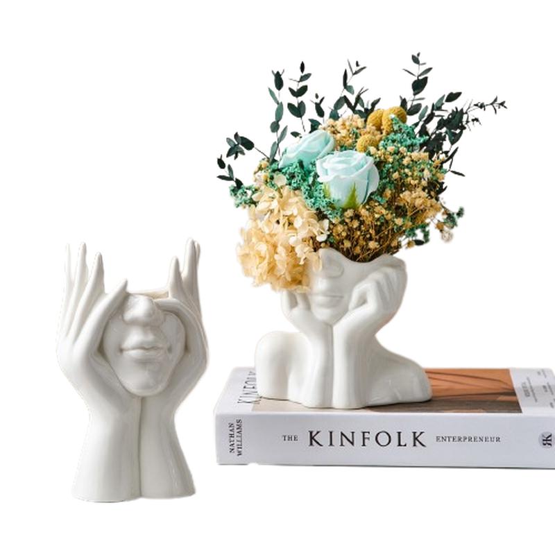 Ceramic Vase Sculptures | Artful Figurines for Interior Decoration & Thoughtful Gifts for Her