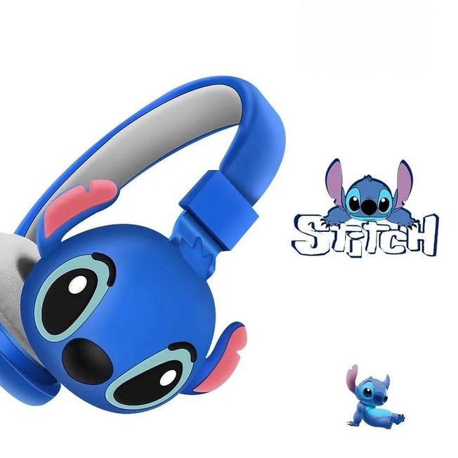 Immerse in Disney Magic: Elevate your audio experience with the New Disney Stitch Wireless Bluetooth Headphones.