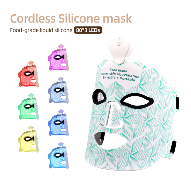 LED Face Mask for Skin Care Treatment—Revolutionary Light Therapy to Brighten Skin and Reduce Signs of Aging