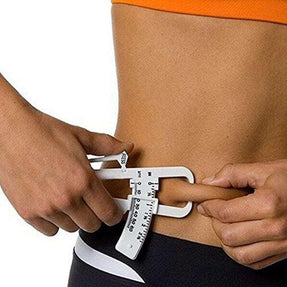 1PCS Crossfit Body Fat Loss Tester Calculator Fitness Caliper Clip Measurement Slim Skin Fold Body Fat Chart Gym Equipment