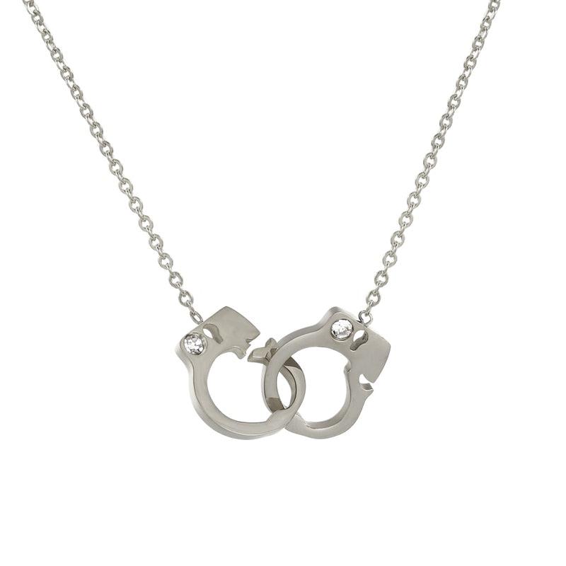 Chic Handcuffs Pendant Necklace | Jewelry Gift for Her