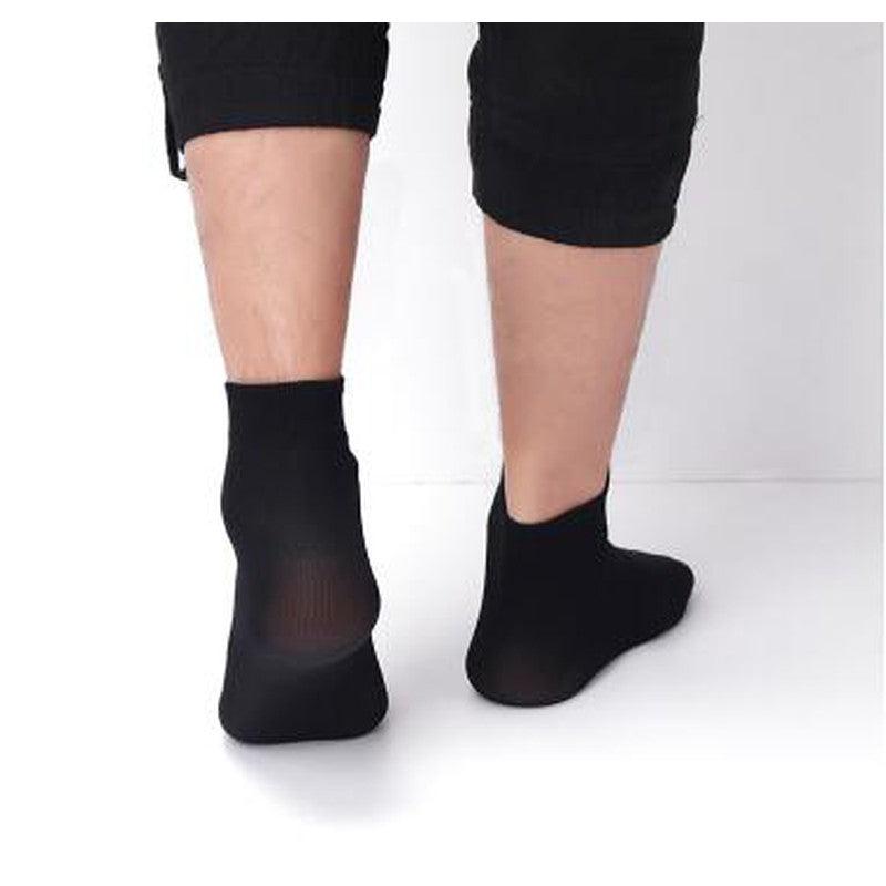 Bamboo Fiber Men's Socks | Set of 10 Pairs | Ultra-Thin Summer Stripe Long Socks, Ideal for Business & Silk-Like Comfort