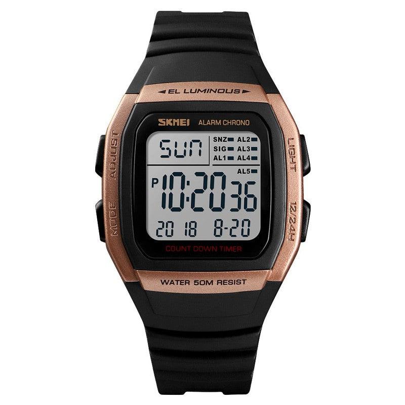 SKMEI Fashion Men's Waterproof Sports Digital LED Watch | Your Ultimate Companion!