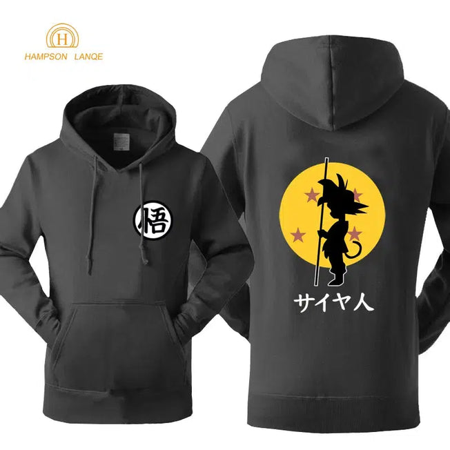 Anime Fashion Print Fleece Sweatshirts: Stay Stylish & Cozy with These Hoody Z Tops for Spring and Autumn