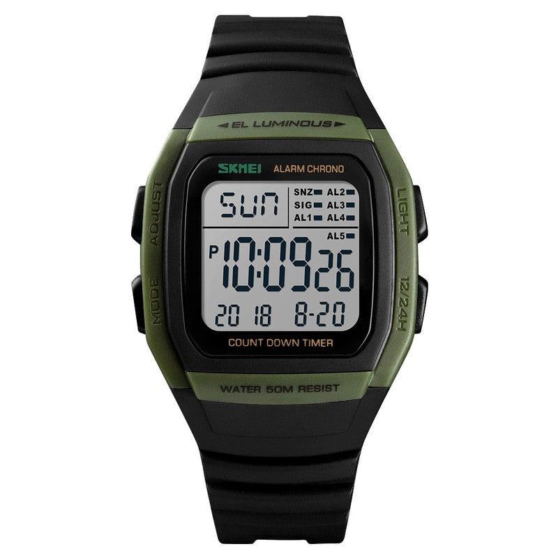 SKMEI Fashion Men's Waterproof Sports Digital LED Watch | Your Ultimate Companion!