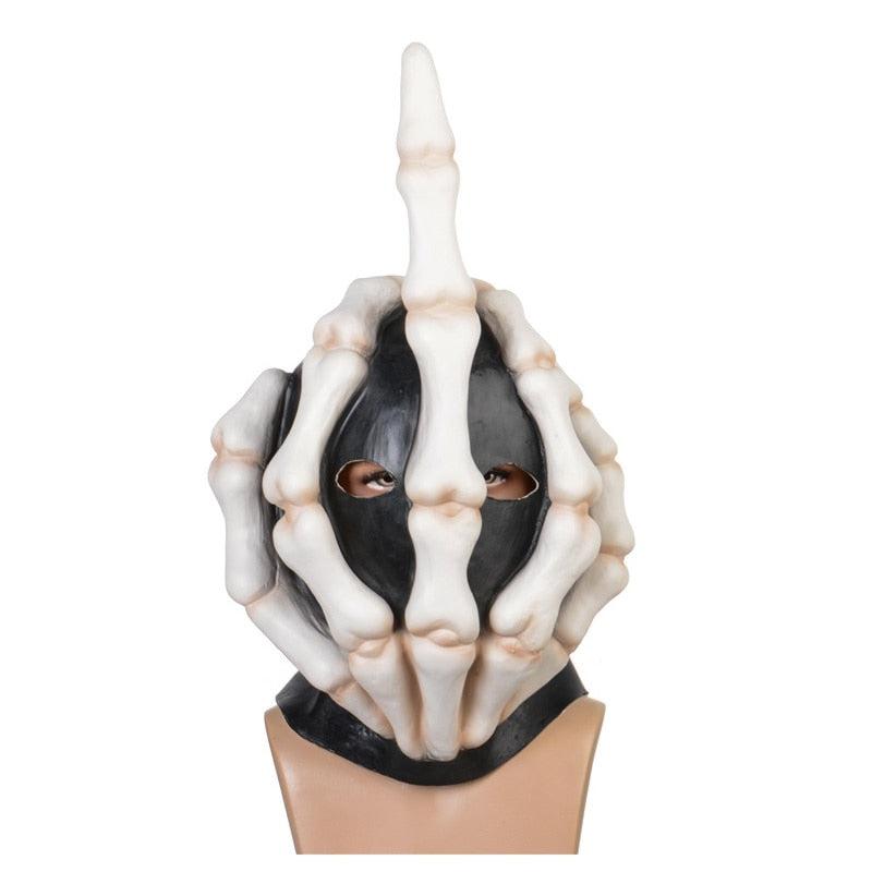 Offensive & Playful Gesture Latex Mask | Masks for Halloween Costume Play | Unique & Playful Gift Idea