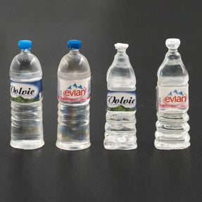 Enhance your RC car's scale appearance with these 4pcs Mini Mineral Water Bottle decorations