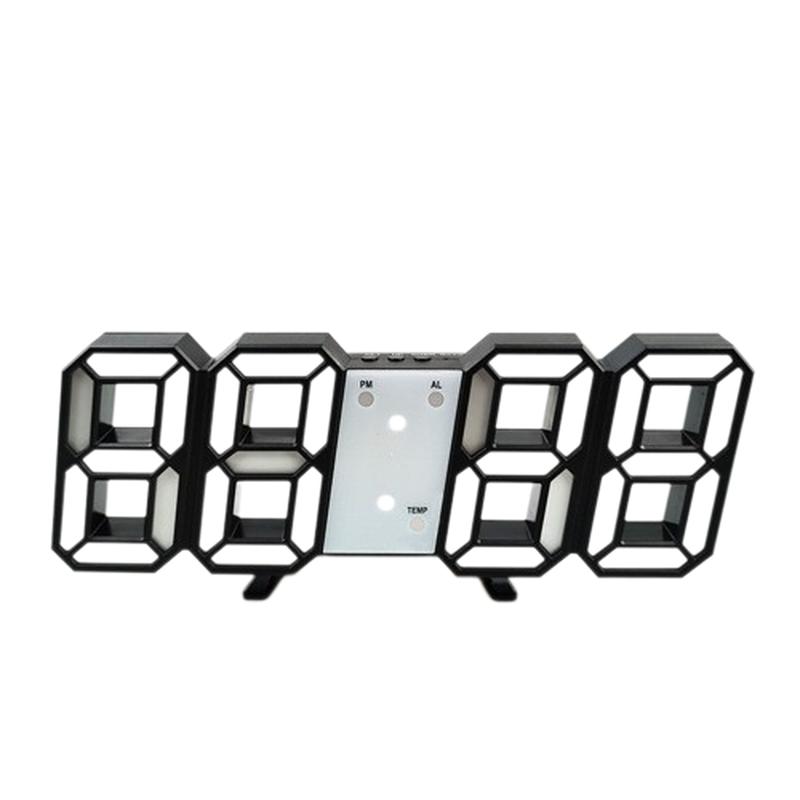 LED Digital Clock | Multifunctional USB Plug-in | Adjustable Lumination | Home Decoration