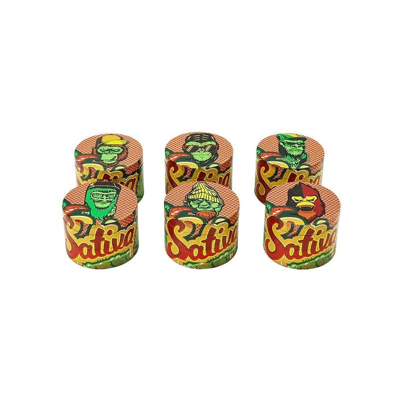 UV Cartoon Metal Grinder | Colorful Custom Print Herb Crusher | Unique Smoking Accessories with Vibrant Designs