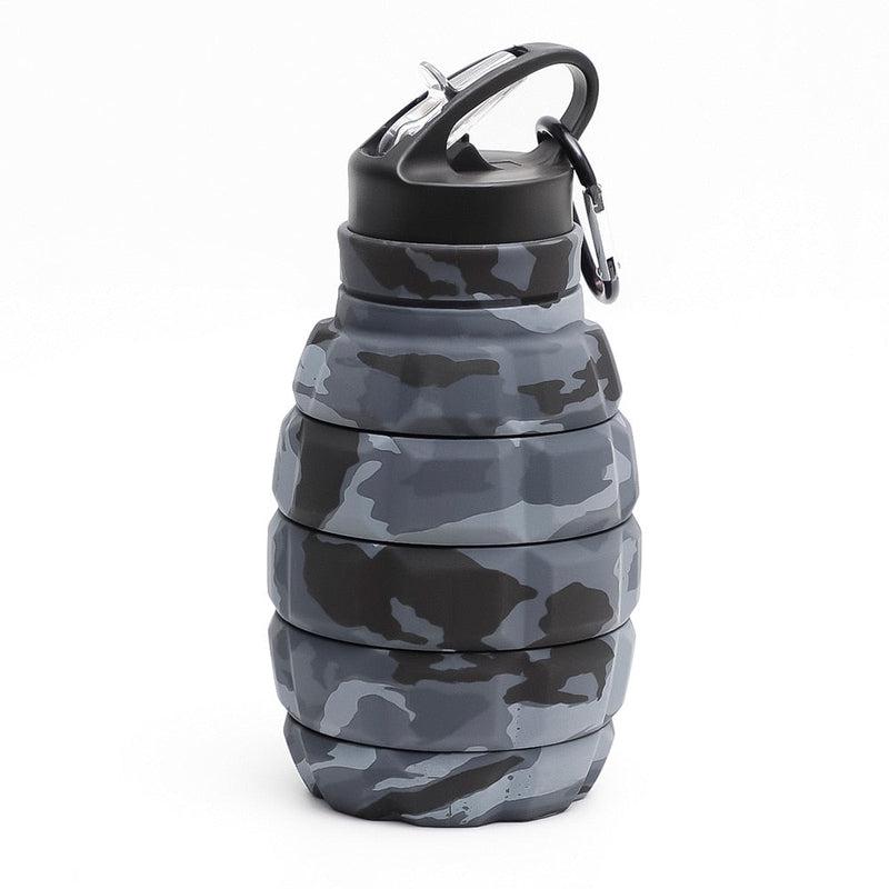 Collapsible Grenade Hydration Bottle | BPA-Free Silicone Bike & Hike Water Container