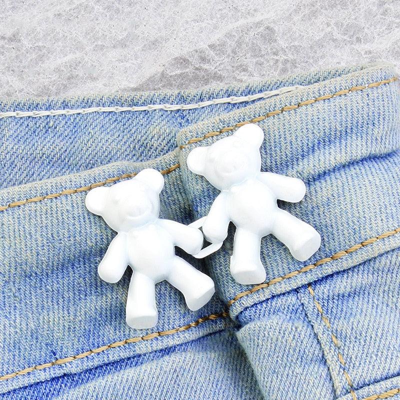 Cute Detachable Metal Buttons | Secure & Durable Fastening with Adjustable Fit | Effortless No-Sew Installation