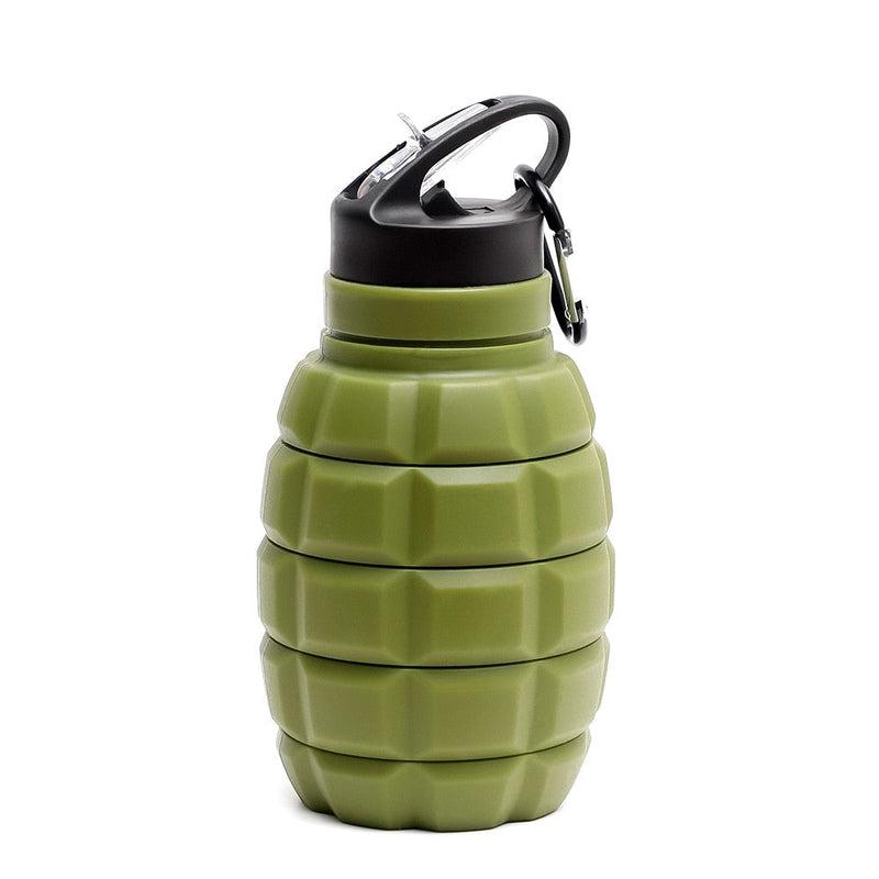 Collapsible Grenade Hydration Bottle | BPA-Free Silicone Bike & Hike Water Container