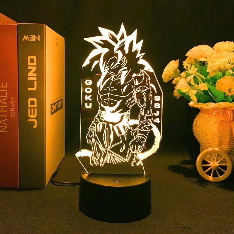 Dragon Ball Table Lamp | Light Your Space with DBZ Characters Figure 3D LED Night Light