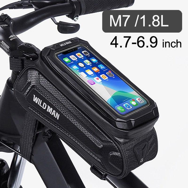 Waterproof Bicycle Bag | Frame Front Phone Case Cycling Touchscreen Bag | Bike Accessories