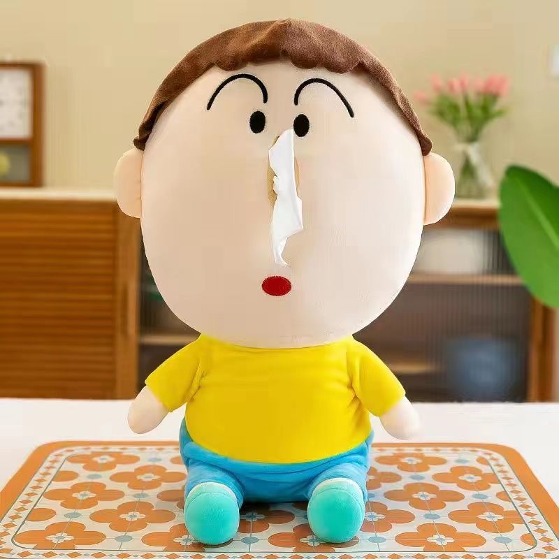 Dull Doll Cute Boy Tissue Box | Cartoon Style | Home, Living Room, Car Decor