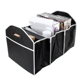 Large Capacity Trunk Organizer: Keep your car tidy with this multi-pocket storage bag. Perfect for stowing essentials