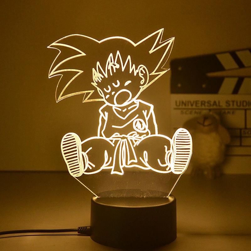 Dragon Ball Table Lamp | Light Your Space with DBZ Characters Figure 3D LED Night Light