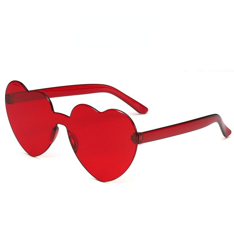 Sunglasses Transforming Lights into Hearts at Night | Trendy Diffraction Glasses for Women