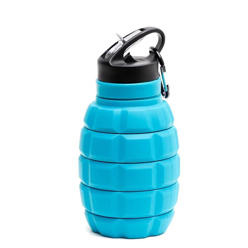 Collapsible Grenade Hydration Bottle | BPA-Free Silicone Bike & Hike Water Container