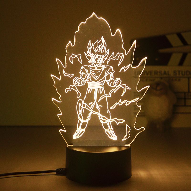 Dragon Ball Table Lamp | Light Your Space with DBZ Characters Figure 3D LED Night Light