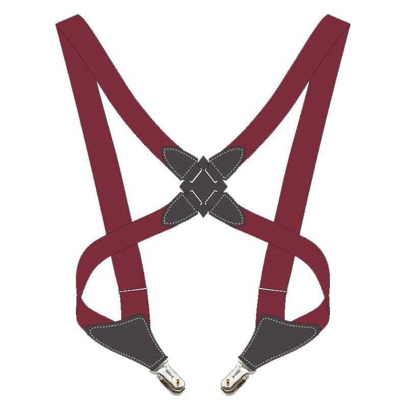 Men's Adjustable X-Shaped Suspenders | Elastic Braces with Side Clips for Stylish Trousers Support