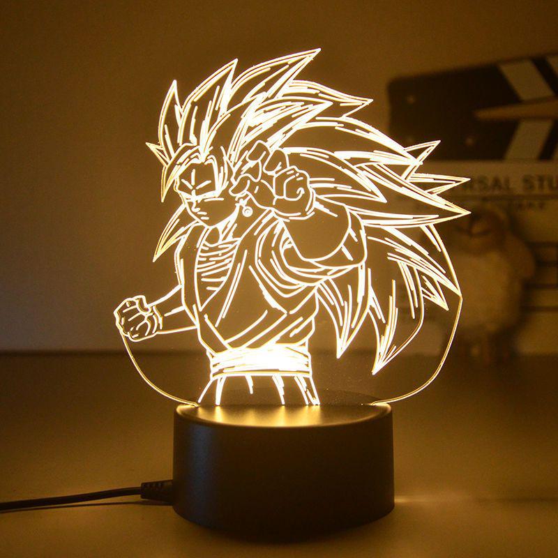 Dragon Ball Table Lamp | Light Your Space with DBZ Characters Figure 3D LED Night Light