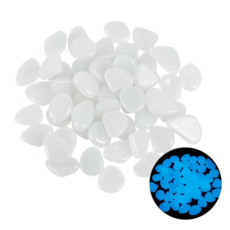 Glow in the Dark Garden Glow Stones | Luminous Stones for Walkways, Garden Path, Lawn & Yard