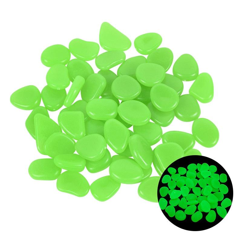 Glow in the Dark Garden Glow Stones | Luminous Stones for Walkways, Garden Path, Lawn & Yard