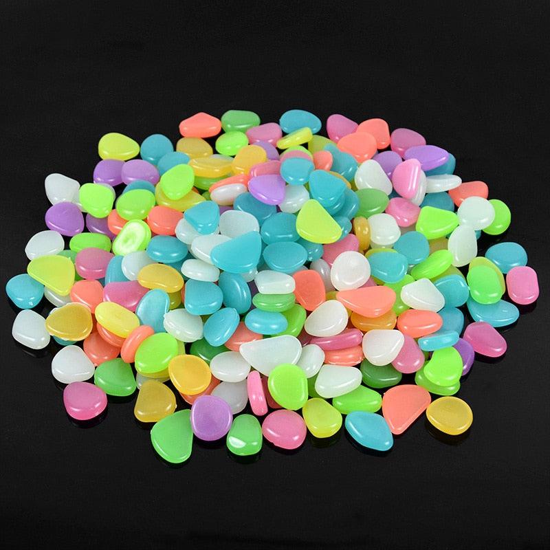 Glow in the Dark Garden Glow Stones | Luminous Stones for Walkways, Garden Path, Lawn & Yard