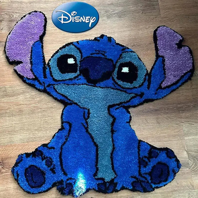 Whimsy Unveiled: 60cm New Disney Kawaii Stitch Anime Mat Carpets - Living Room, Bedroom, Girls' Kids Room Nursery Home Decor, Non-Slip, Magical Gifts Await