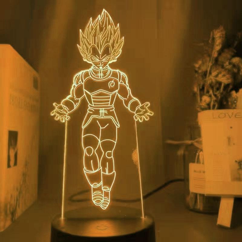 Dragon Ball Table Lamp | Light Your Space with DBZ Characters Figure 3D LED Night Light