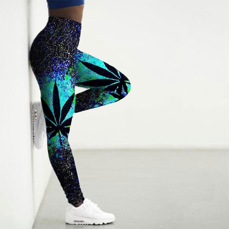3D Printed Sport Leggings for Women | Stylish High Waist Yoga Pants with Eye-Catching Designs for Workouts & Fitness