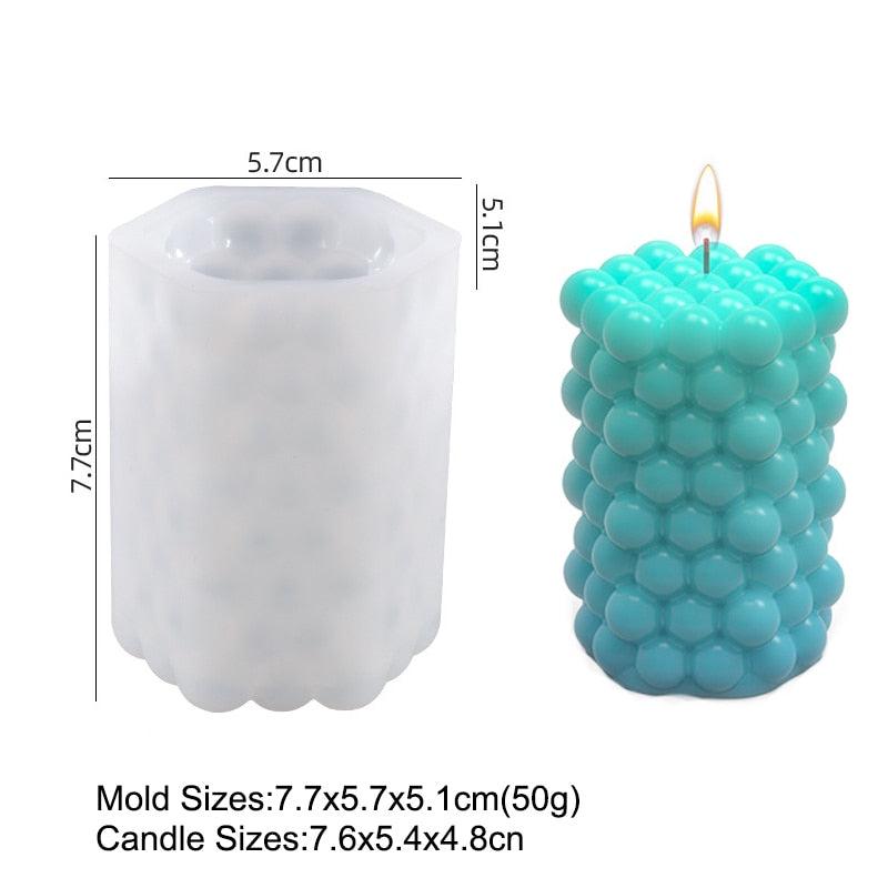 Shell Shape & Bubbleballs Candle Silicone Molds | Unleash Your Creative Energy!