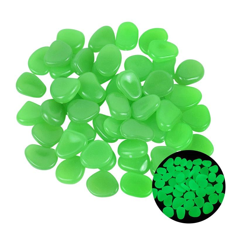 Glow in the Dark Garden Glow Stones | Luminous Stones for Walkways, Garden Path, Lawn & Yard