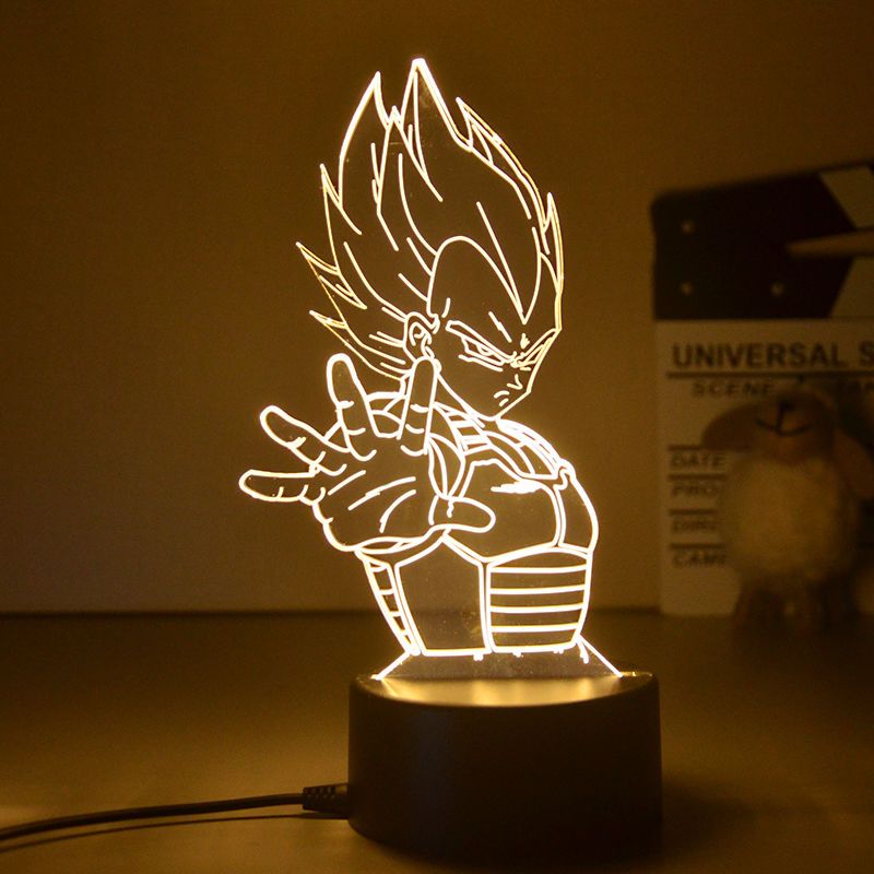 Dragon Ball Table Lamp | Light Your Space with DBZ Characters Figure 3D LED Night Light