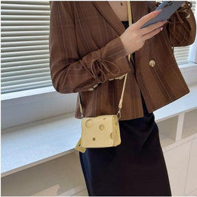 Ladies' Mini PU Leather Bags - 2 Adorable Patterns | Fashionable Crossbody Shoulder Bag